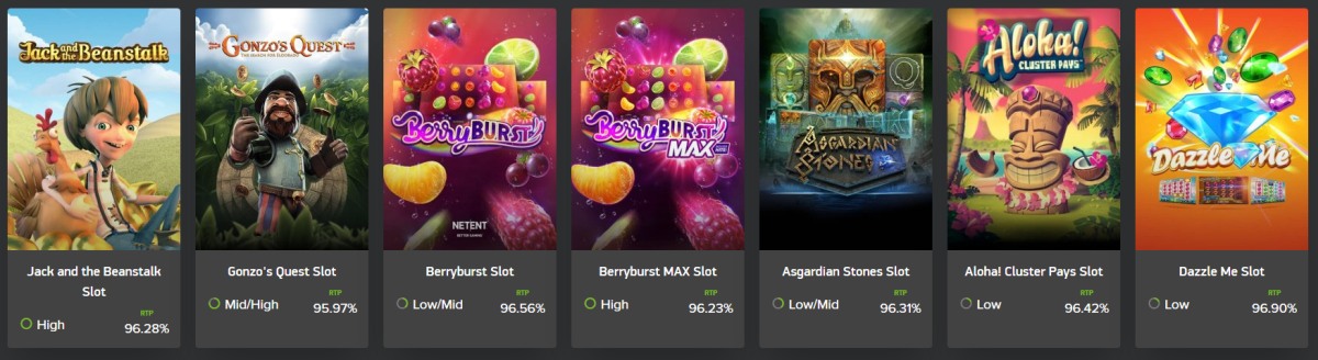 netent casino games