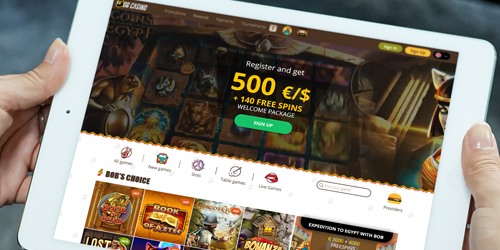 Grab the best welcome bonus with Bob Casino