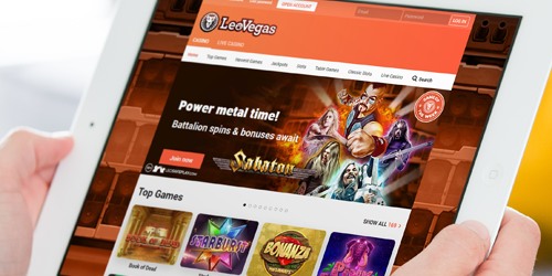Play your favourite games with the Leo Vegas welcome bonus