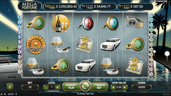 mega fortune slot machine
