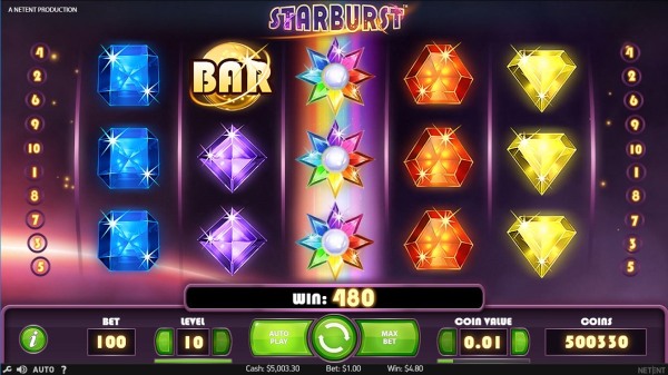 starburst video slot