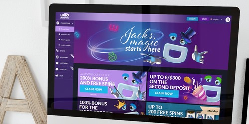 Wild Jackpots bonus – grab up to 450 EUR as a welcome bonus