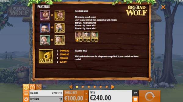 big bad wolf slot machine