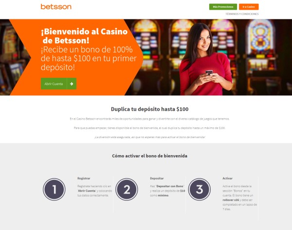 Bonos y promociones en el casino Betsson