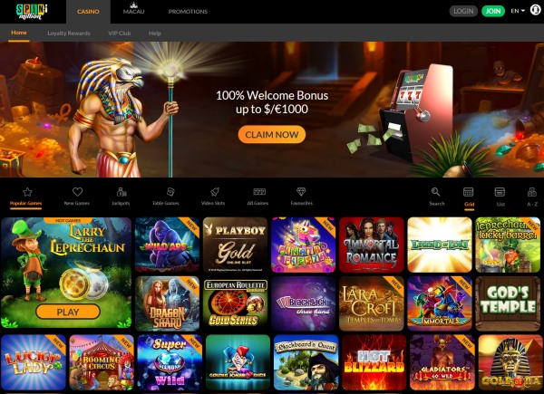 spin million casino website