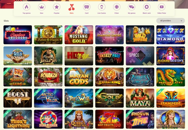 A oferta de jogos e os melhores jogos no Yoyo Casino