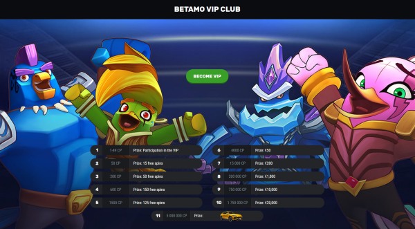 betamo casino vip club