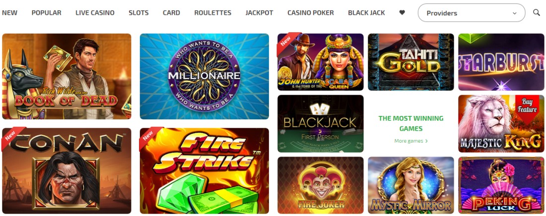 boa boa casino games