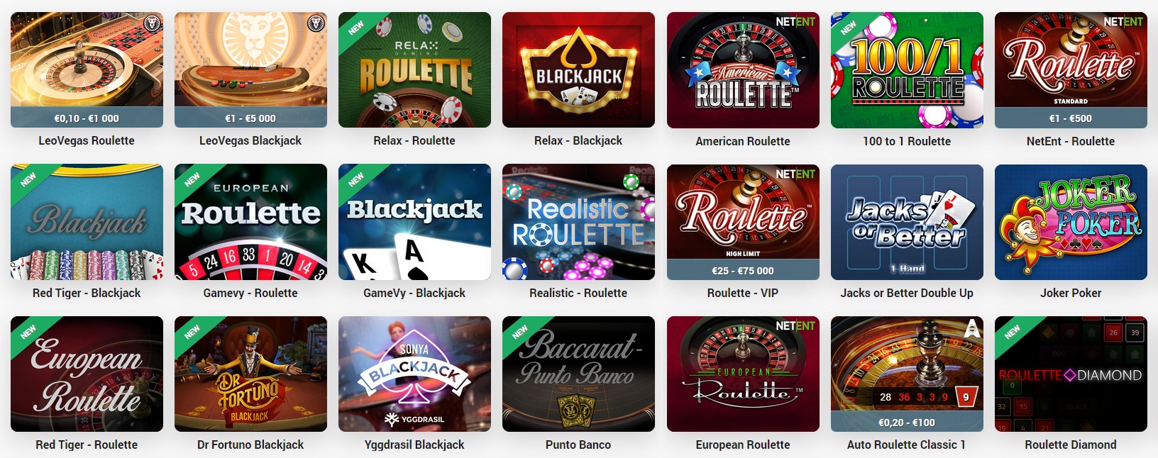 best casinos classic games