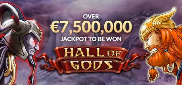 hall of gods jackpot progressive slot