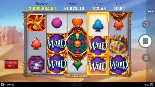 wheel of wishes jackpot progressive slot